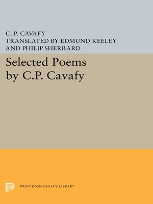 cover image of Selected Poems by C.P. Cavafy